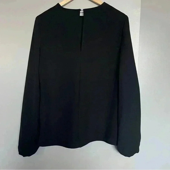 P.A.R.O.S.H. crew-neck long-sleeve blouse in black small ☀️ - Picture 3 of 3